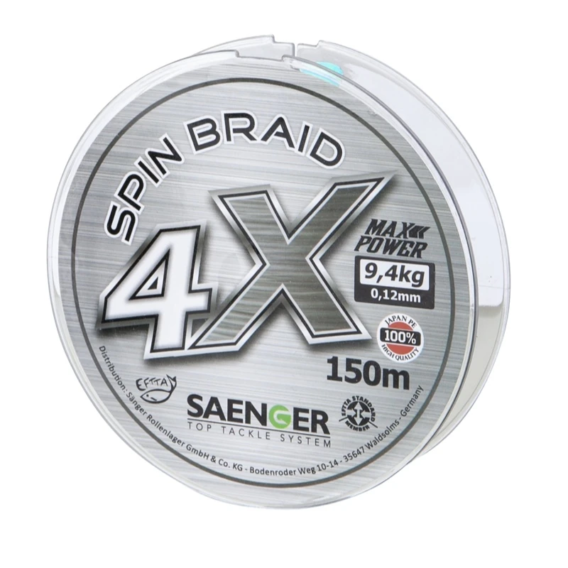 SANGER Spin Braid 0,21mm 150m Grey