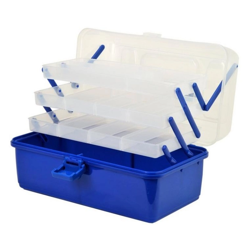 SHAKESPEARE Tackle Box 3 Cantilever Clear Blue