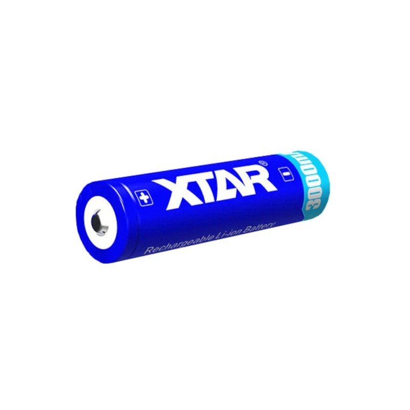 XTAR Rechargeable Li-ion 18650 3,7V 3000mAh