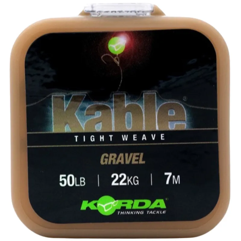 KORDA Kable Tight Weave 7m Gravel