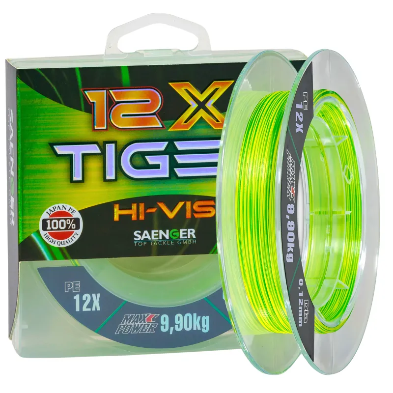 SANGER Hi-Vis 12X Tiger Braid