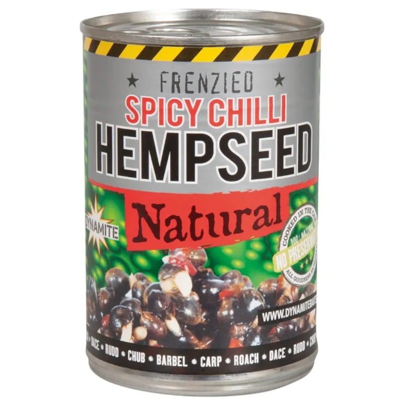 DYNAMITE BAITS Frenzied Chilli Hempseed Can 350g