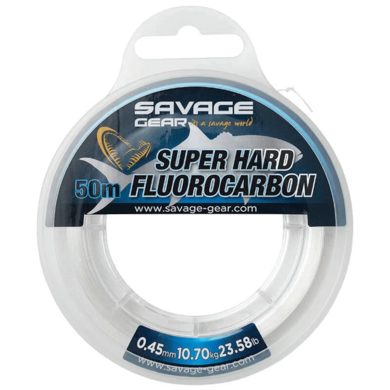 SAVAGE GEAR Super Hard Fluorocarbon 0,45mm 50m Clear