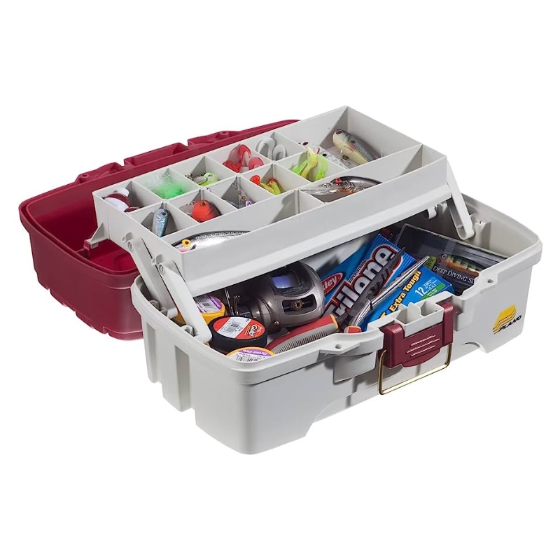 PLANO One-Tray Tackle Box Red/White