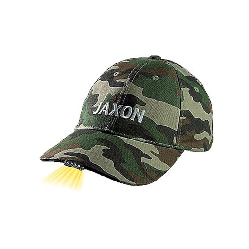JAXON Cap With Flashlight Camouflage