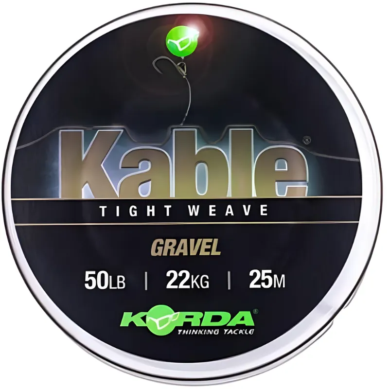 KORDA Kable Tight Weave 25m Gravel
