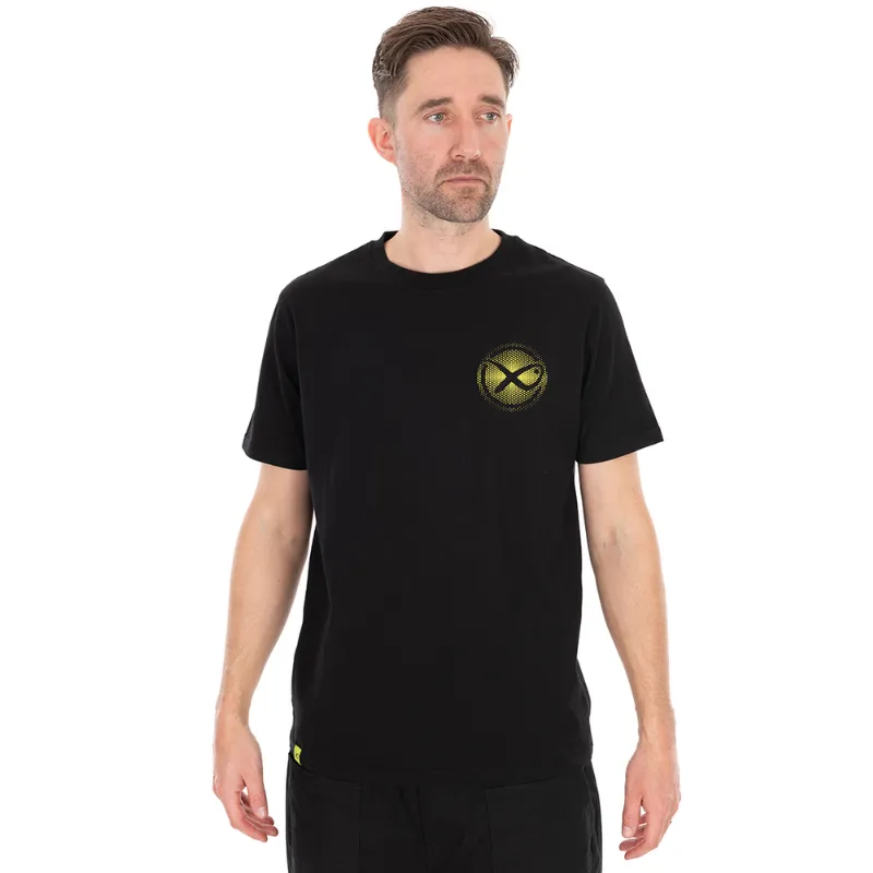 MATRIX Large Fade T-Shirt Black/Lime