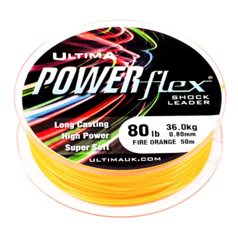 ULTIMA Powerflex Long Cast 0,65mm 50m Fire Orange