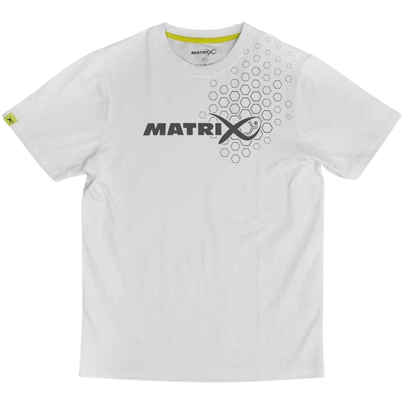 MATRIX Hex Print T-Shirt White