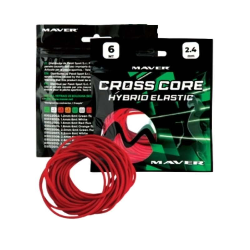 MAVER Cross Core Hybrid Elastic 6m 2,4mm Red
