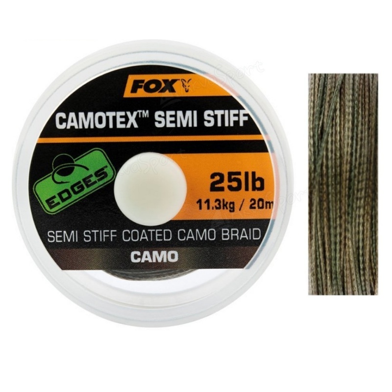 FOX Camotex Semi Stiff 20m 35lb Camo