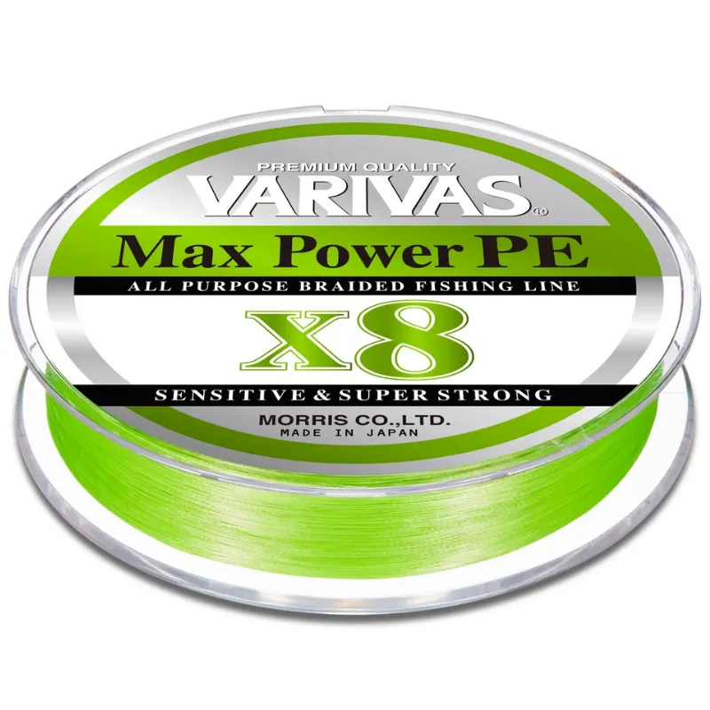 VARIVAS Max Power PE x8 Lime Green