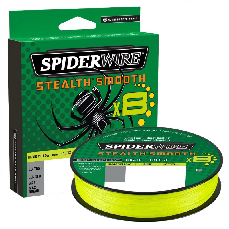 SPIDERWIRE Stealth 8 Smooth 0,09mm 150m Yellow