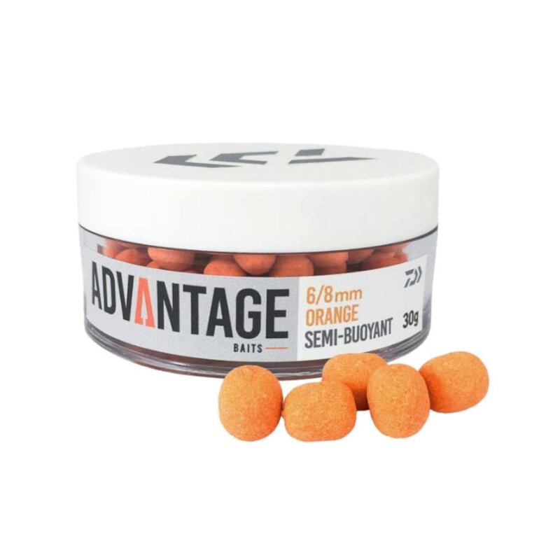 DAIWA Advantage Hookbait Semi Buoyant Orange 8-10mm 30gr