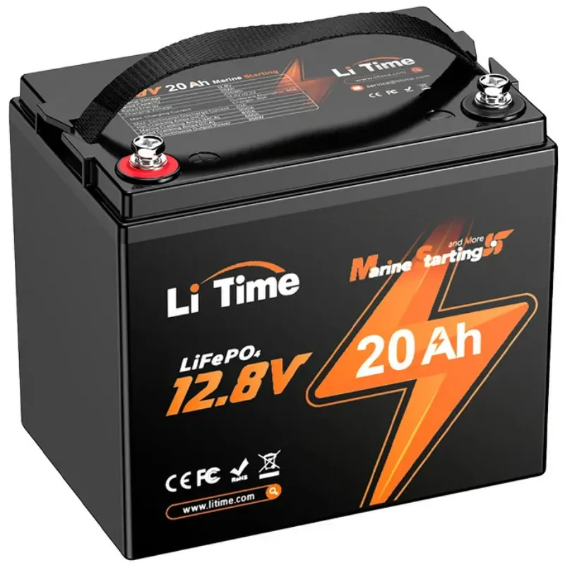 LI TIME Marine Starting LiFePO4 12V 20Ah