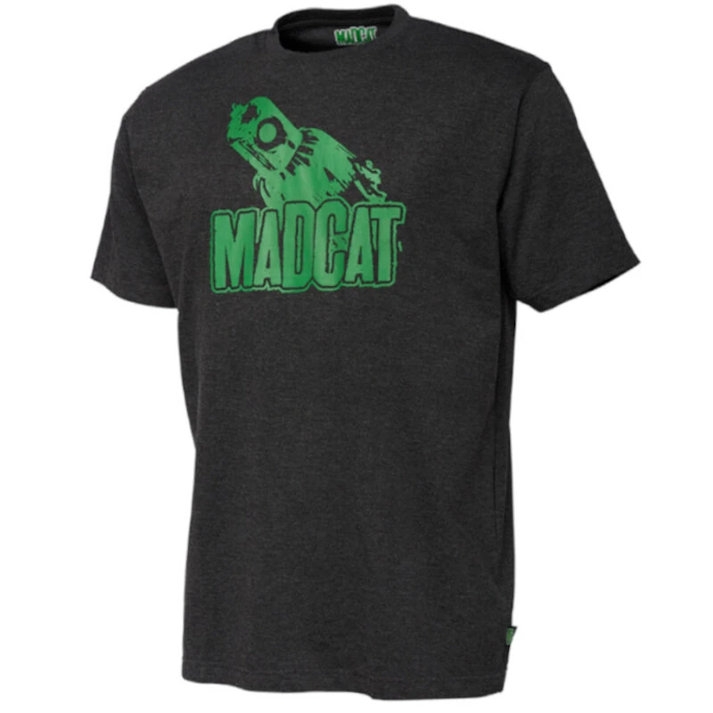 MAD CAT Clonk Teaser T-Shirt Dark Grey Melange M