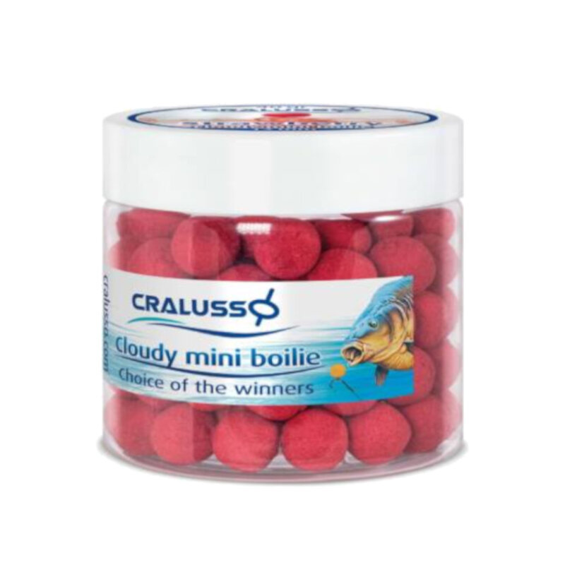 CRALUSSO Cloudy Pop Up Mini Boilie Strawberry 12mm 40g