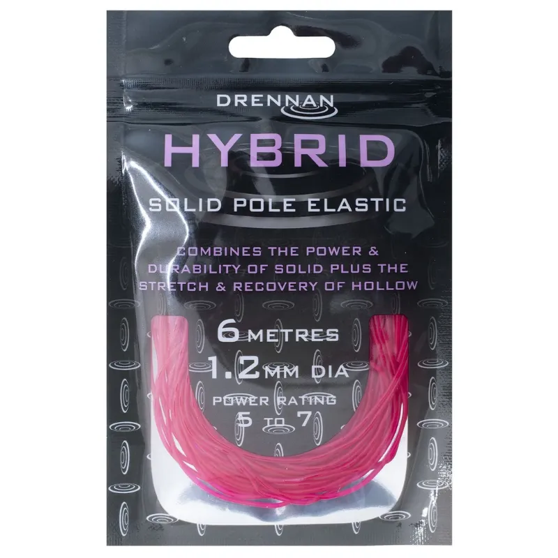 DRENNAN Hybrid Elastic 6m 1,2mm Pink