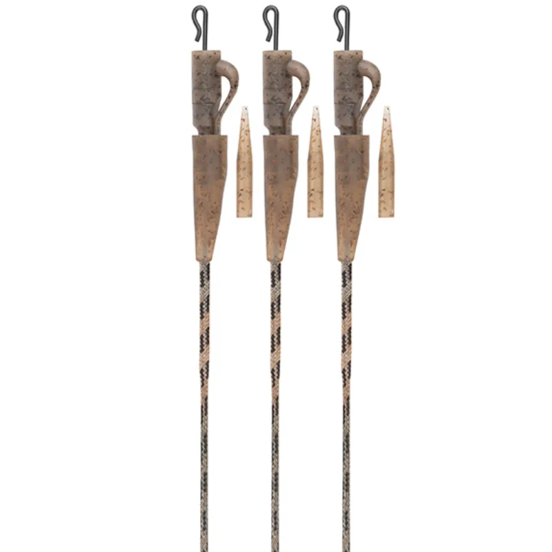 FOX Camo Submerge Lead Clip Leaders 40lb