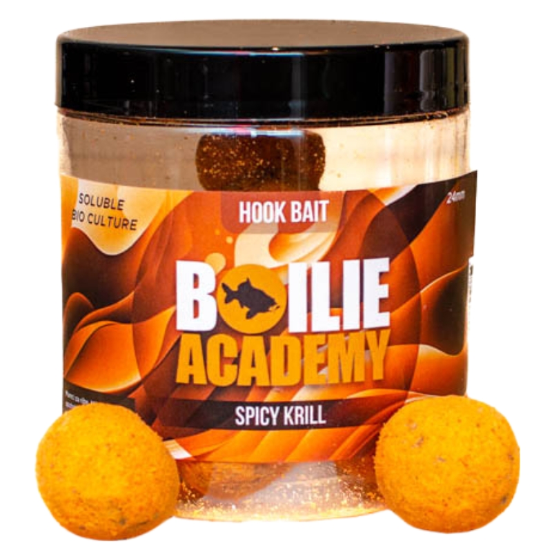 BOILIE ACADEMY Soluble Bio Culture Spicy Krill Balanced 24mm