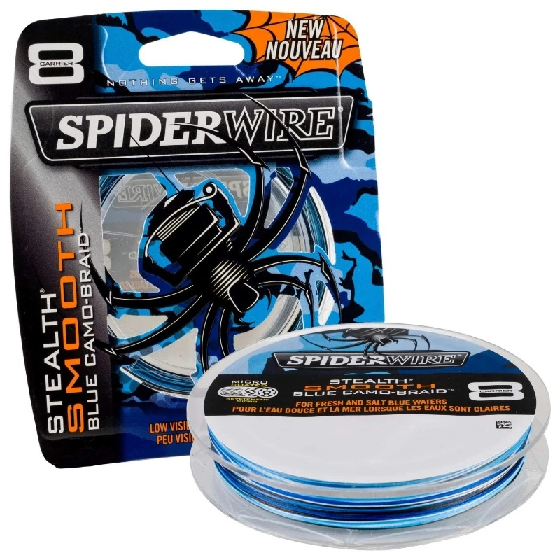 SPIDERWIRE Stealth 8 Smooth 0,15mm 150m Blue Camo