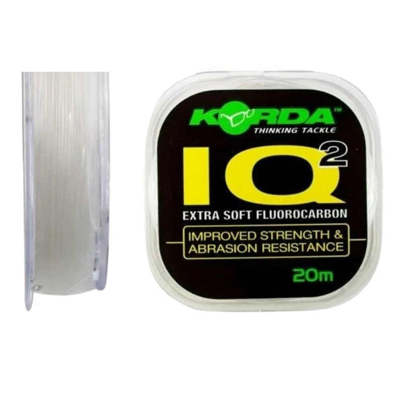KORDA IQ Extra Soft Fluorocarbon Hooklink 0,40mm 20m 15lb