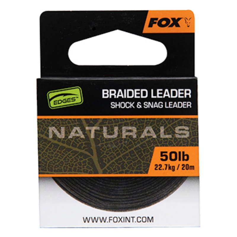 FOX Naturals Braided Leader 20m 50lb