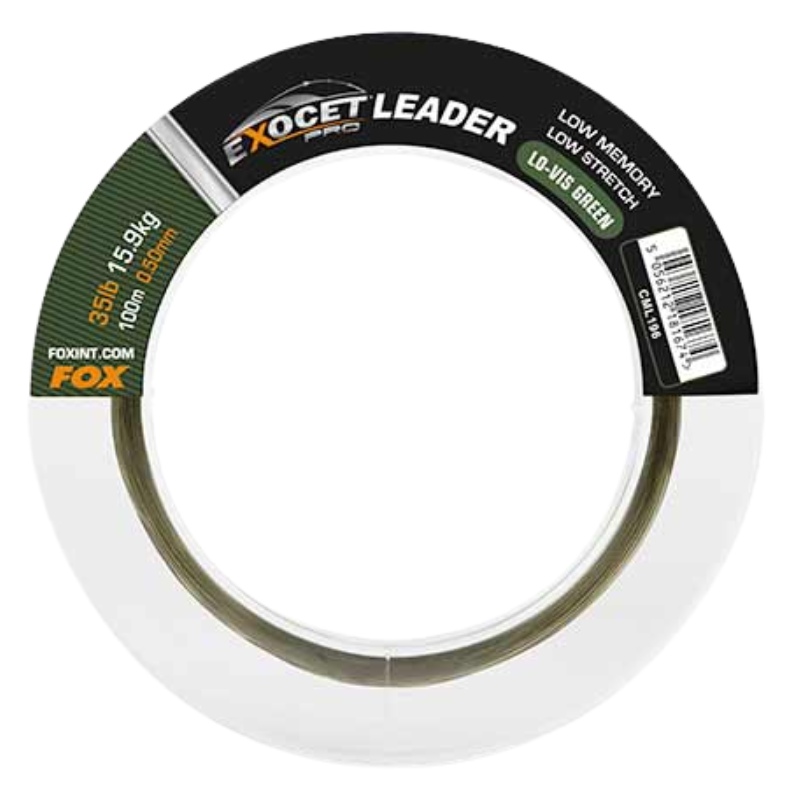 FOX Exocet Pro Leader 0,50mm 100m Low Vis Green