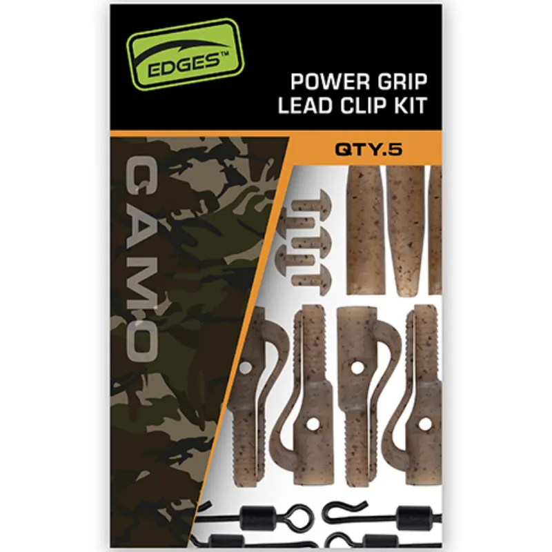 FOX Camo Power Grip Lead Clip Kit