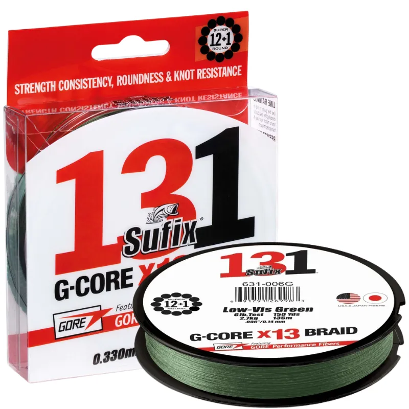 SUFIX 131 G-Core Lo-Vis Green