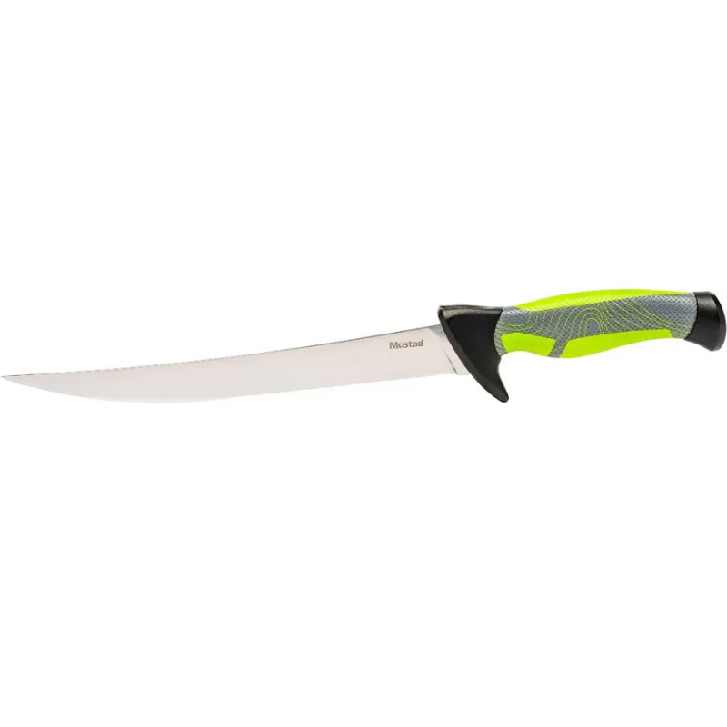 MUSTAD Fillet Nož Teflone Coated SS 23cm Zeleni
