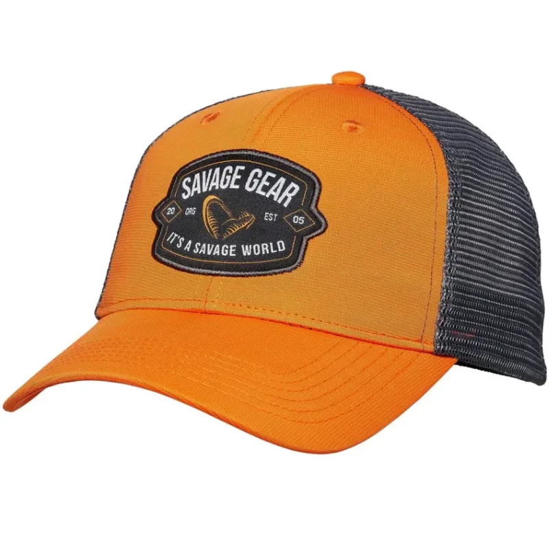 SAVAGE GEAR Badge Trucker Cap Orange