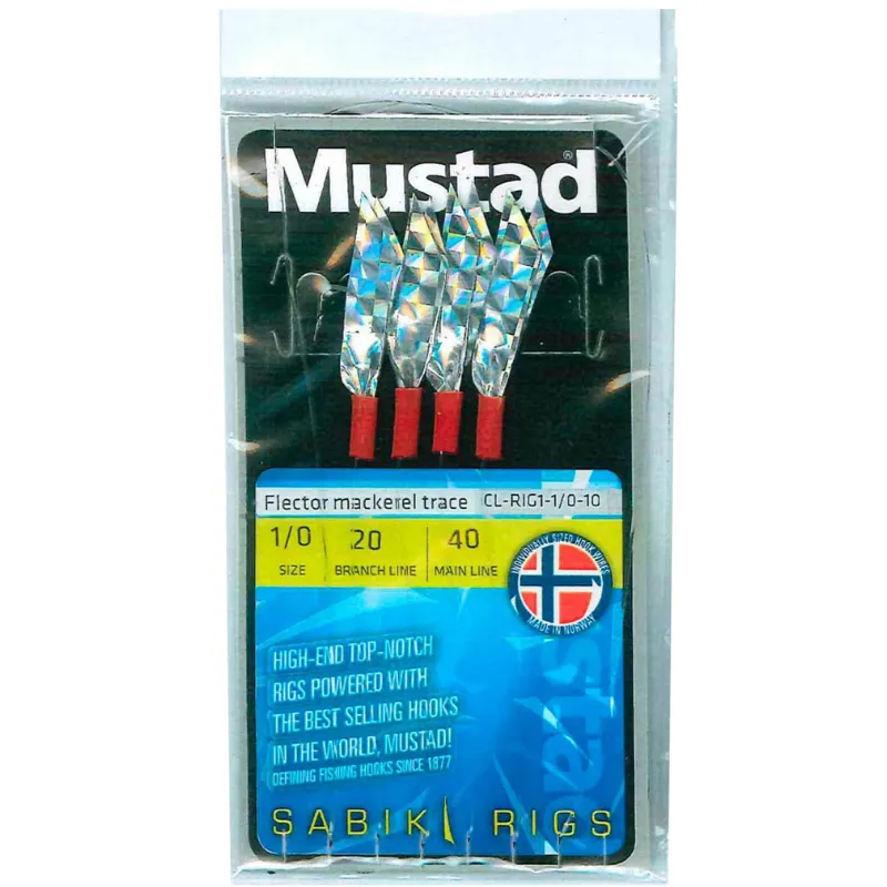 MUSTAD Sabiki Flector Mackerel Trace