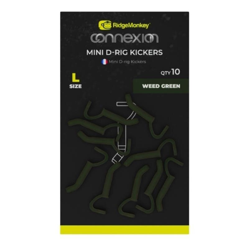 RIDGE MONKEY Connexion Mini D-Rig Kickers Small Weed Green