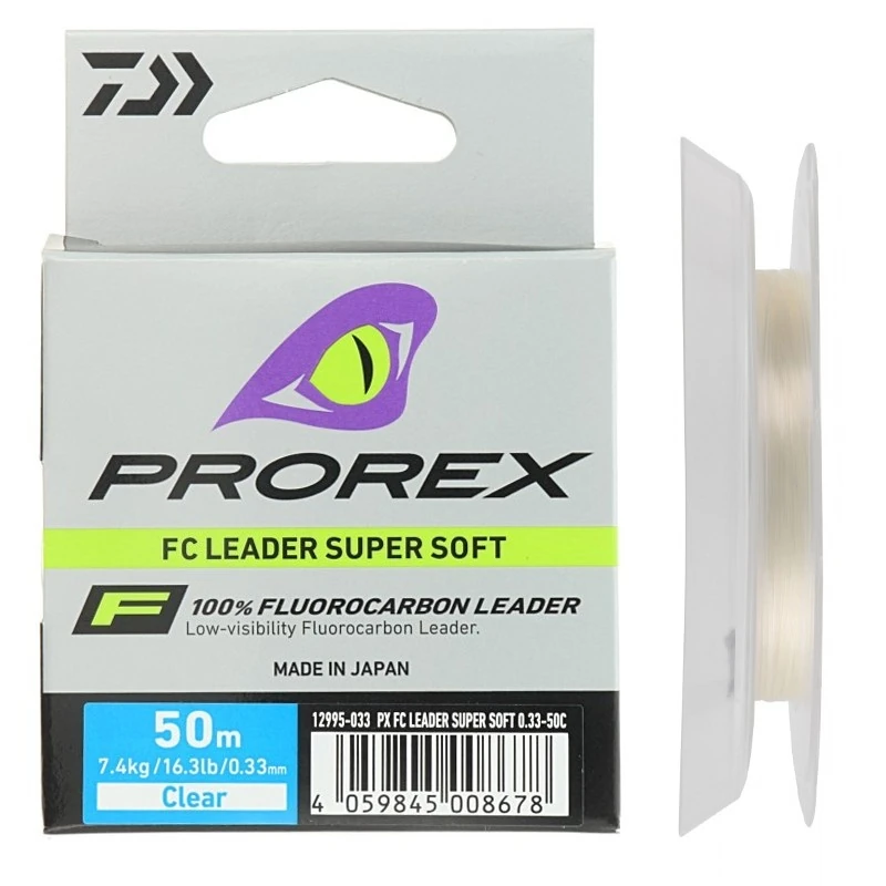 DAIWA Prorex Fluorocarbon Leader Super Soft 0,14mm 50m