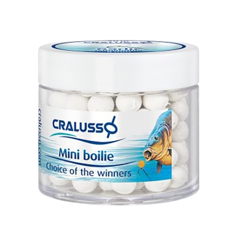 CRALUSSO Pop Up Mini Boilie Garlic White 8mm 20g