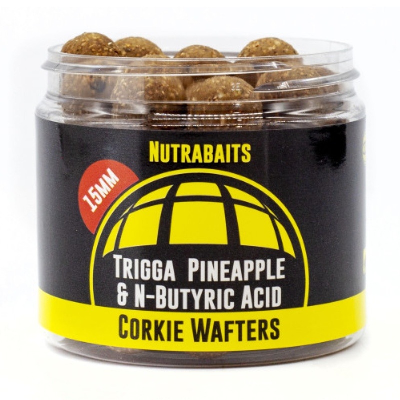 NUTRABAITS Corkie Wafter Trigga Pineapple & Butyric Dumbells