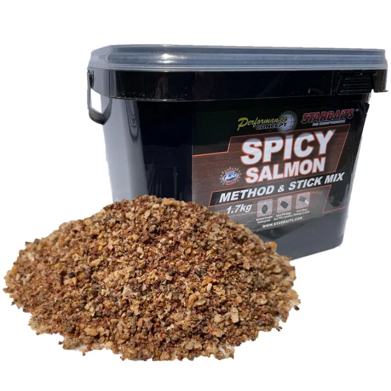 STARBAITS Method & Stick Mix Spicy Salmon 1,7Kg