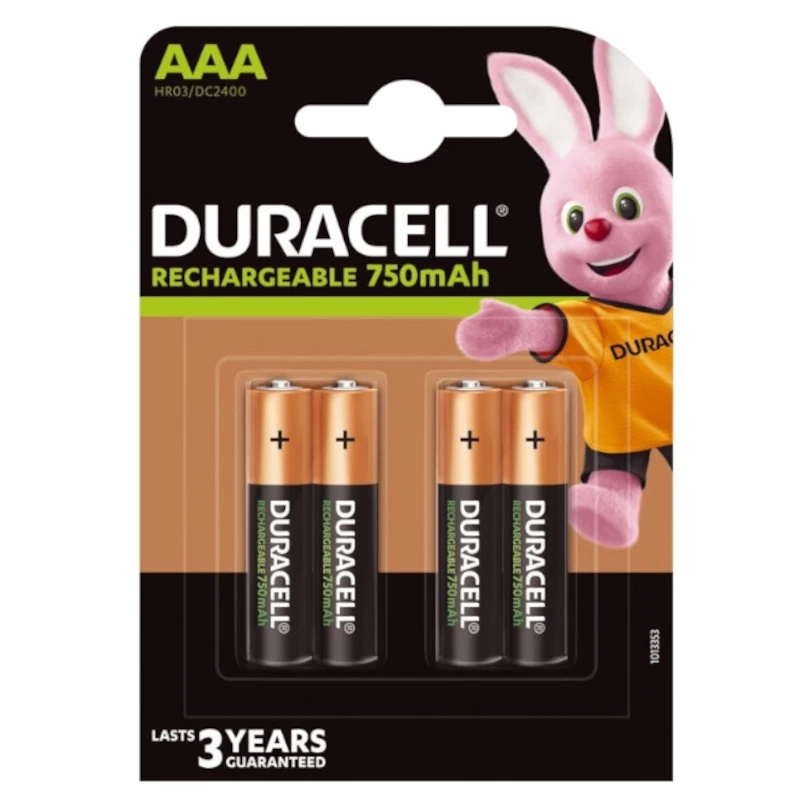 DURACELL Rechargeable AAA 1,2V 750mAh