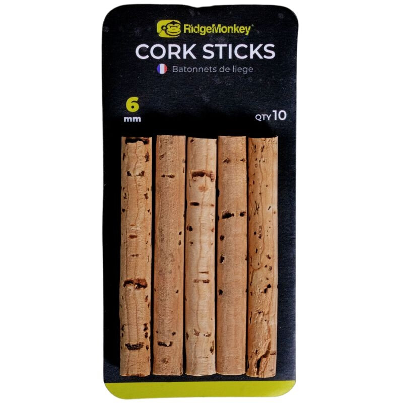 RIDGE MONKEY Combi Bait Drill Spare Cork Sticks 6mm