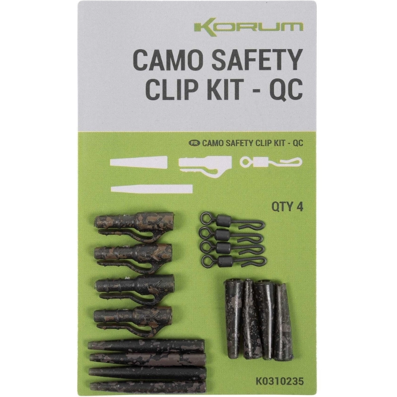 KORUM Camo Safety Clip Kit - QC