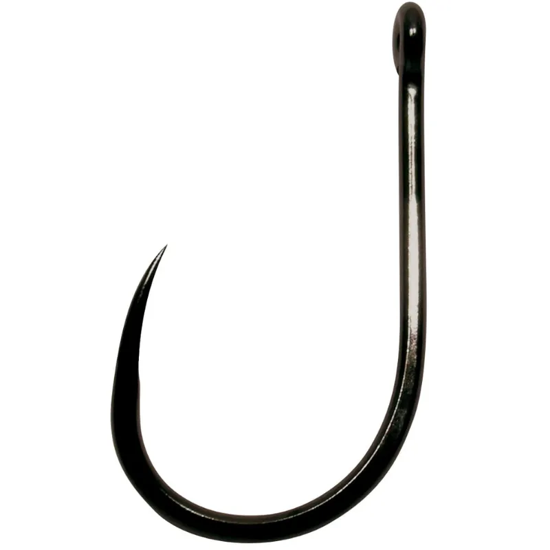 GAMAKATSU Powercarp Eyed Hooks Barbless Black