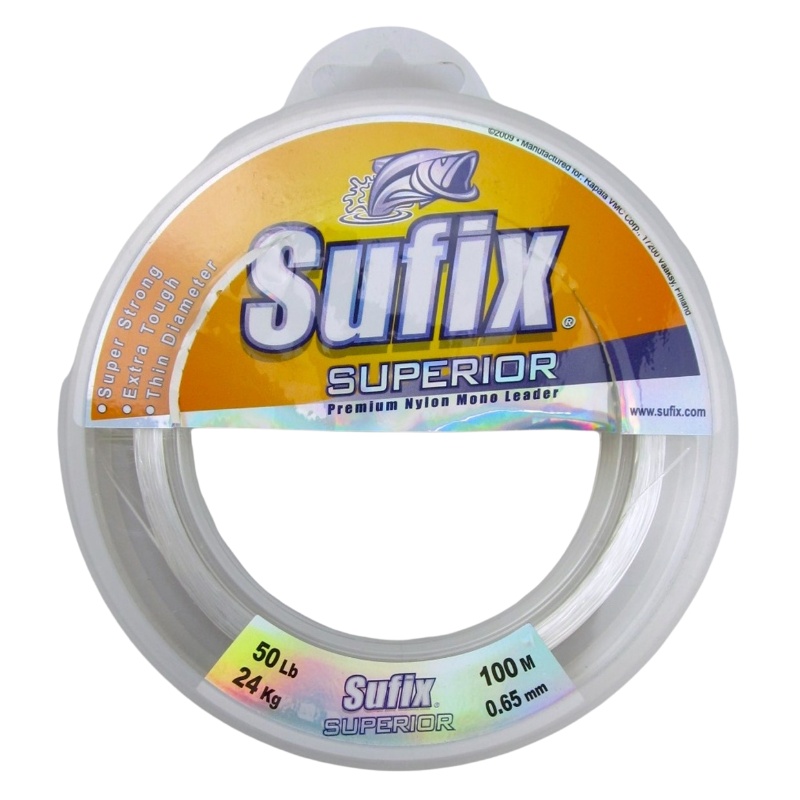 SUFIX Superior Leader 0,50mm 100m Clear