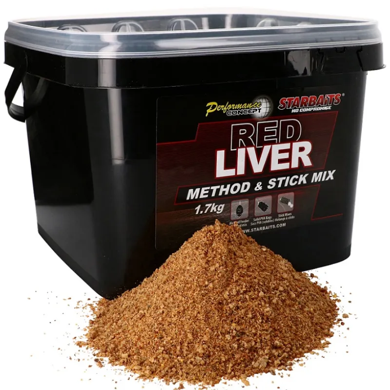 STARBAITS Method & Stick Mix Red Liver 1,7Kg