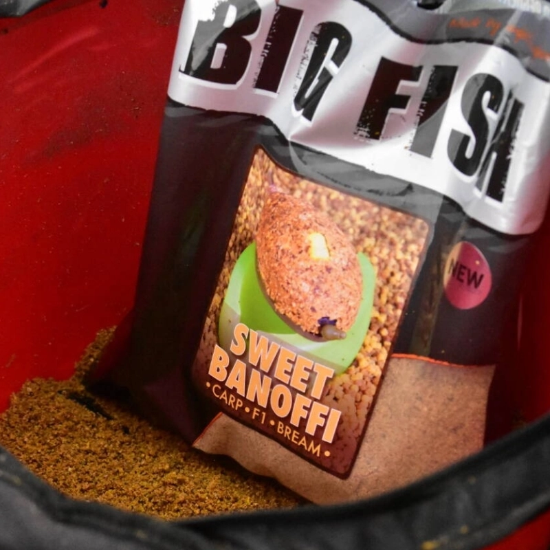 DYNAMITE BAITS Big Fish Sweet Banoffi Method Mix Groundbait 1,8kg