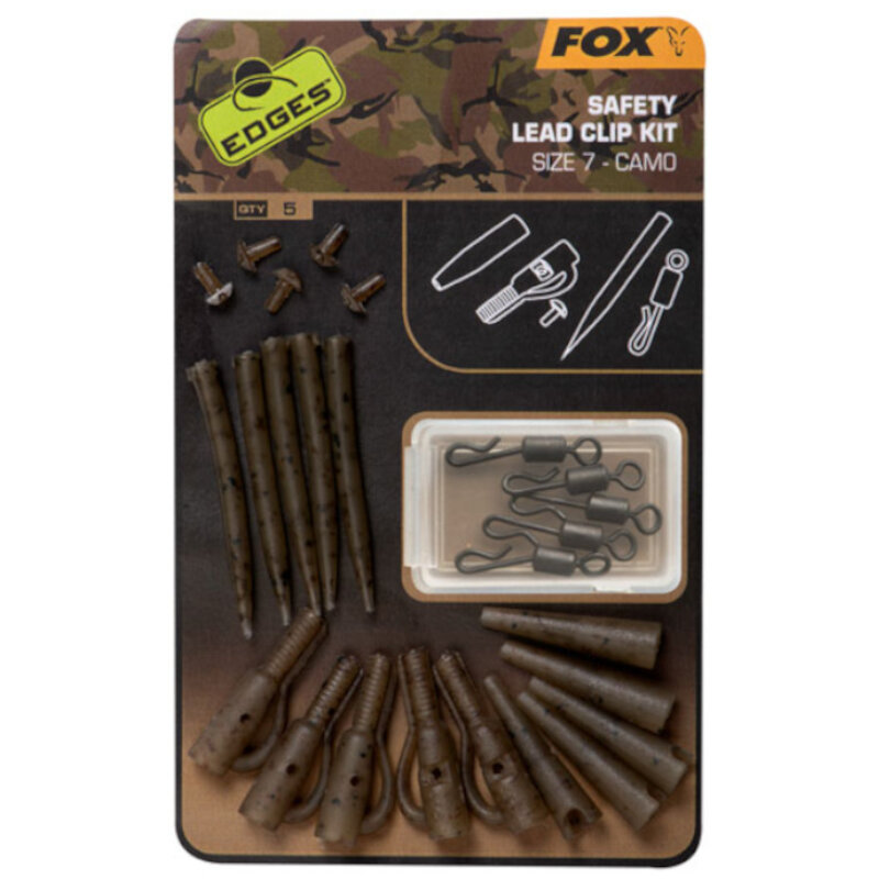 FOX Edges Camo Lead Cip Kit Size 7 x 5
