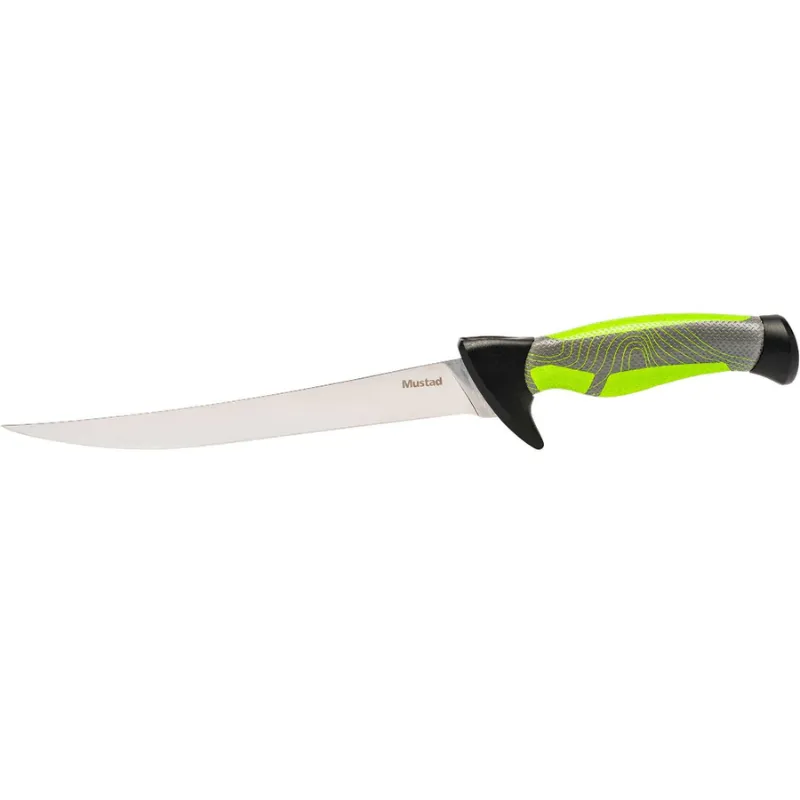 MUSTAD Fillet Nož Teflone Coated SS 20cm Zeleni