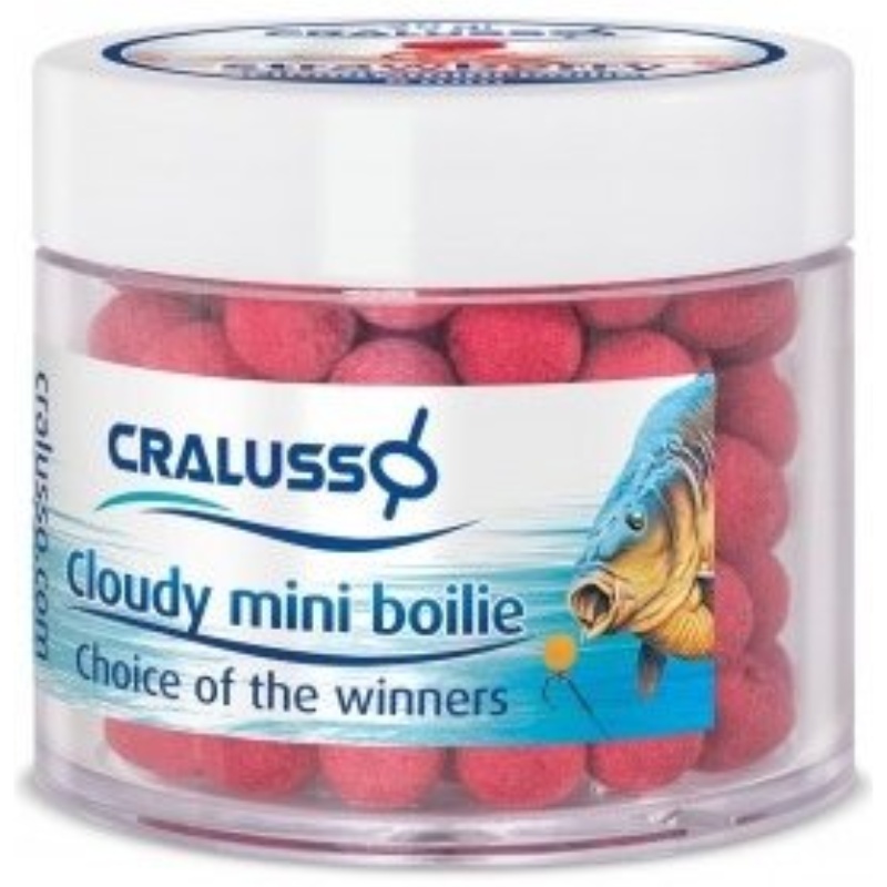 CRALUSSO Cloudy Mini Boilie Strawberry 8mm 20gr