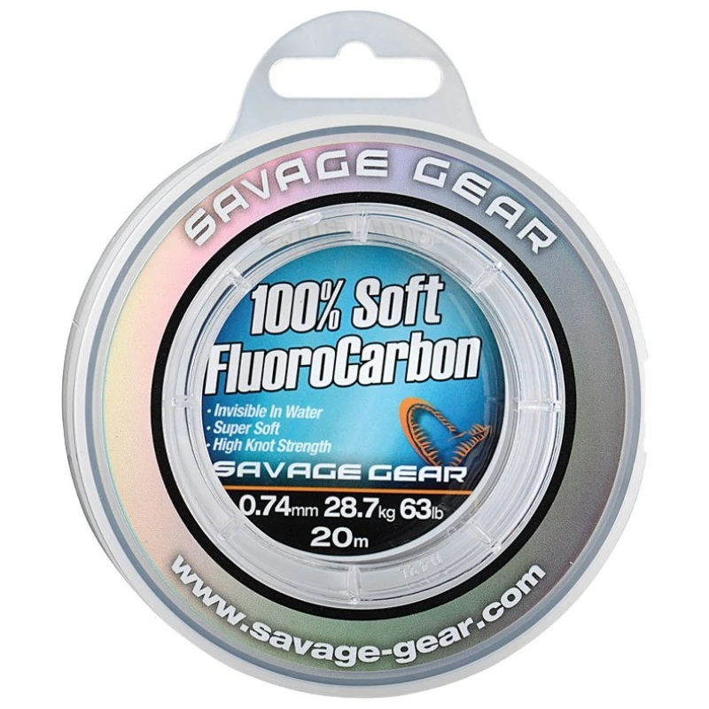 SAVAGE GEAR Soft Fluorocarbon 0,17mm 50m Clear