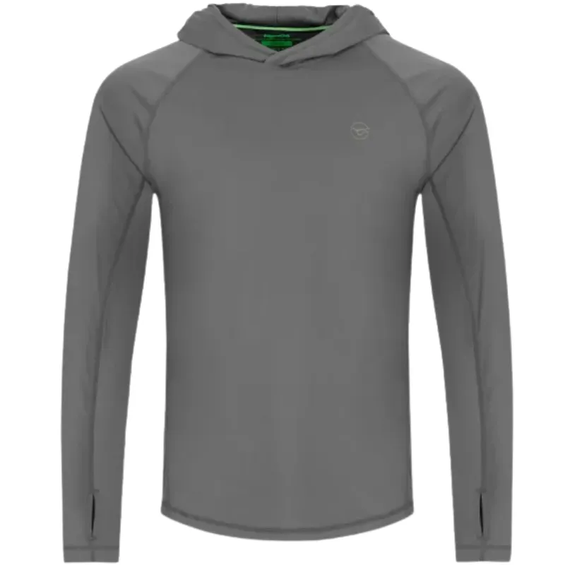 KORDA UPF Hooded Top Charcoal